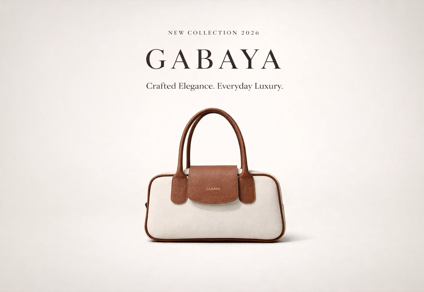 Two Tone Top Handle Handbag